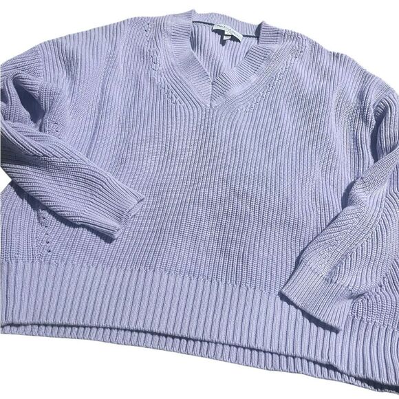 Michael Stars Lavender Knit Sweater size XS excellent condition - Picture 1 of 3
